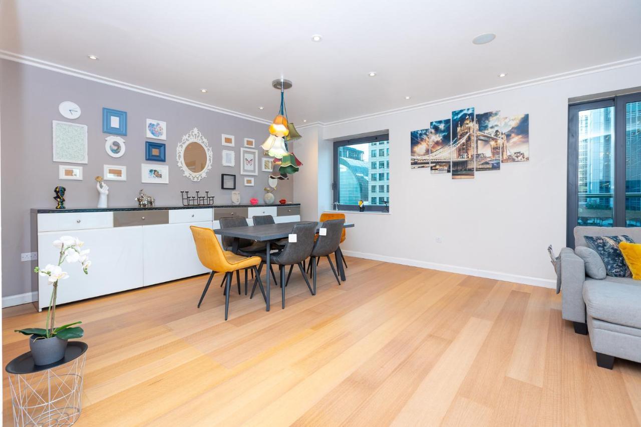 Luxurious Modern 3Br Flat In Prime Canary Wharf Apartment ลอนดอน ภายนอก รูปภาพ