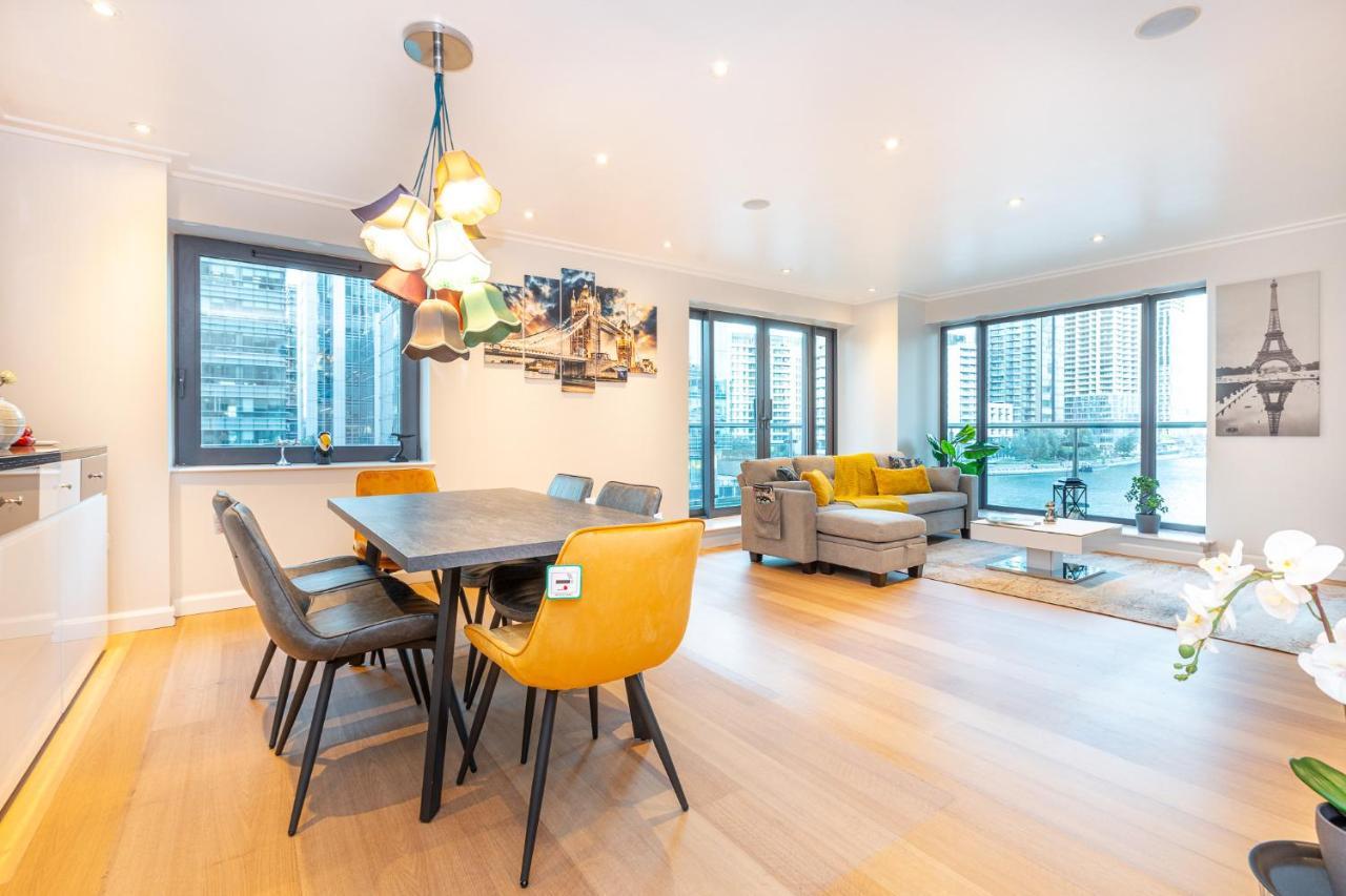 Luxurious Modern 3Br Flat In Prime Canary Wharf Apartment ลอนดอน ภายนอก รูปภาพ