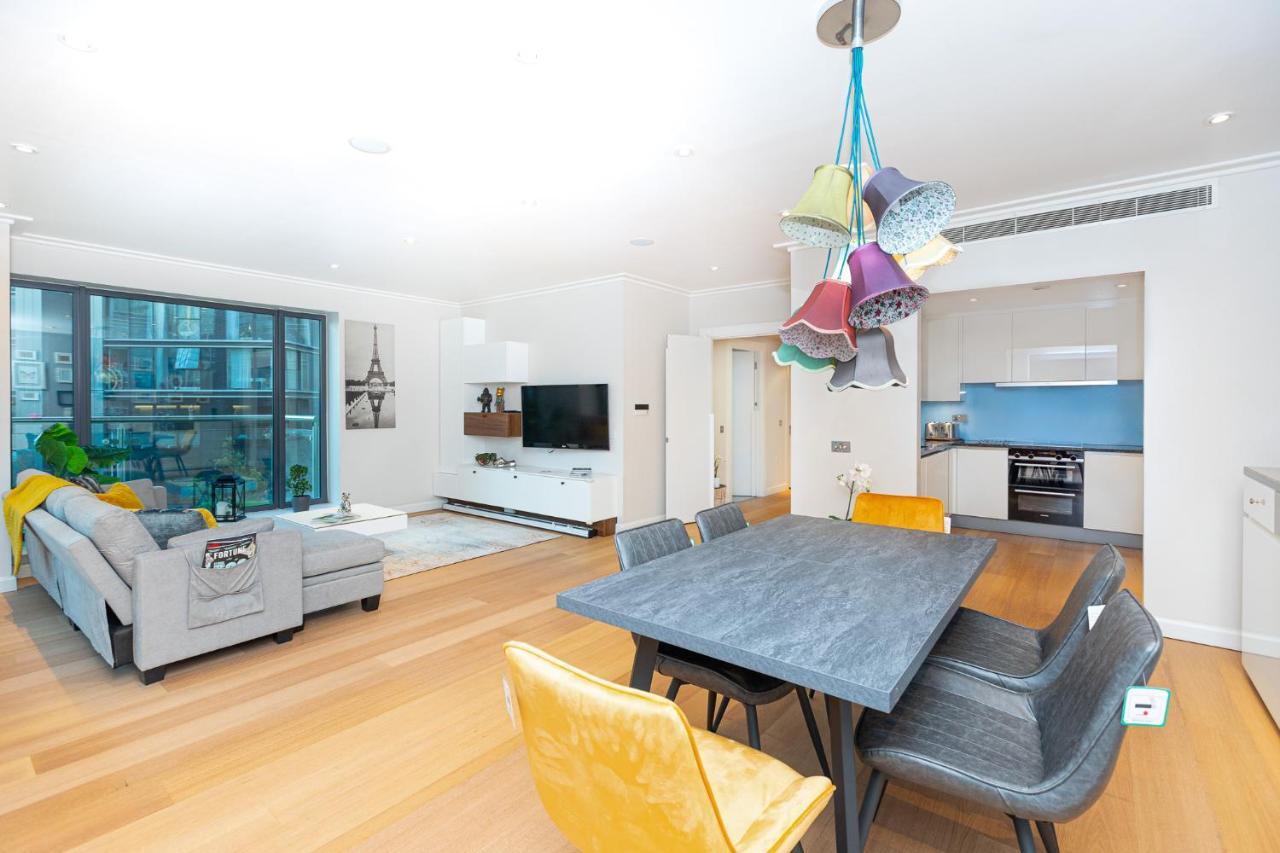 Luxurious Modern 3Br Flat In Prime Canary Wharf Apartment ลอนดอน ภายนอก รูปภาพ